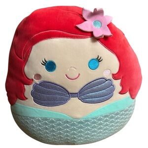 Ariel The Little Mermaid Disney Princess Jumbo Squishmallow 20" Plush Stuffed